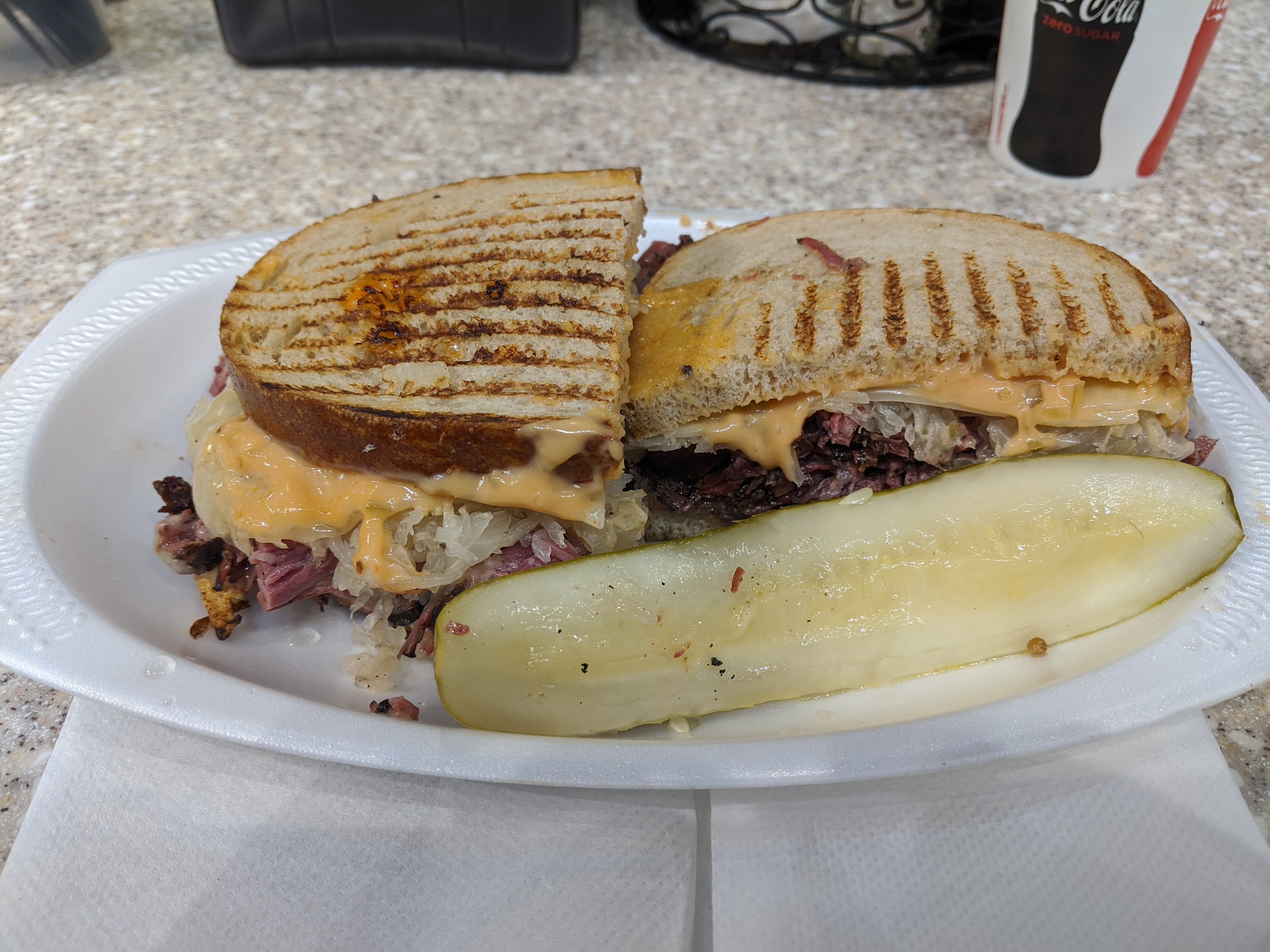Reuben at Hershel's deli