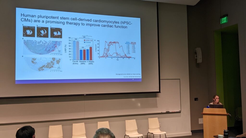 Chelsea, delivering her "Rising Star" Lecture at the Cascadia 4.0 Symposium in Seattle